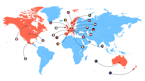 Internationale Geschenkgutscheine für mehr als 20+ Länder